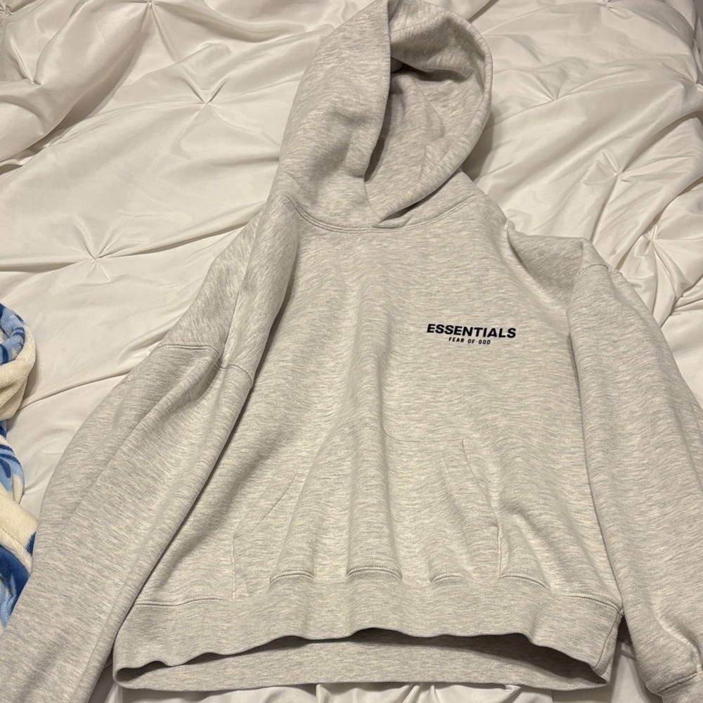 Essentials Light Gray Women's Hoodie
